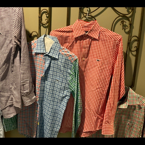 EUC Lot of Seven Vineyard Vines XS Dress Shirts - Picture 3 of 11
